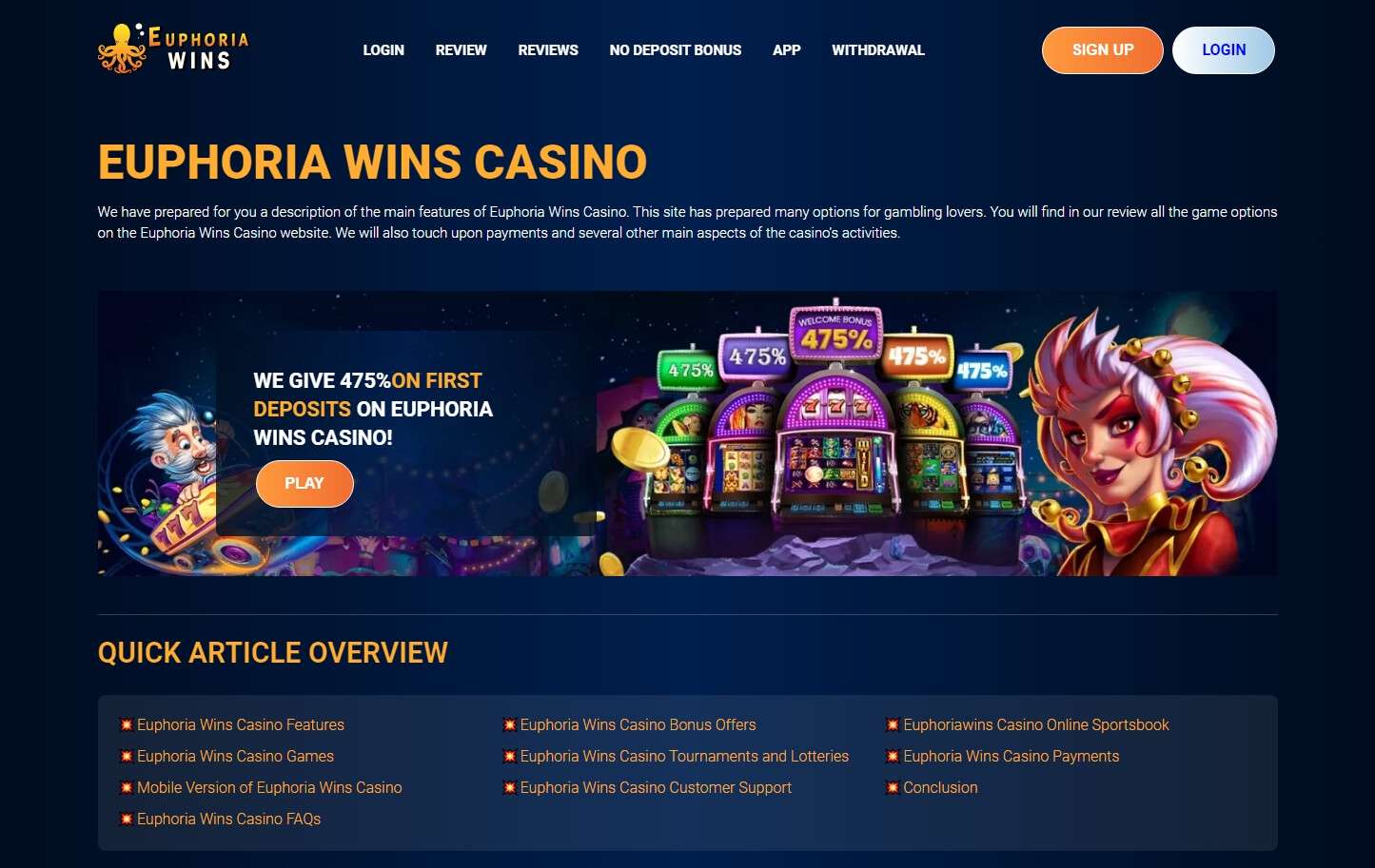 Bigwins Casino Evaluation